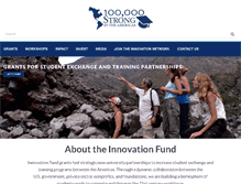 Tablet Screenshot of 100kstrongamericas.org